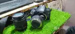 Canon 1500D camera with 2 lenses