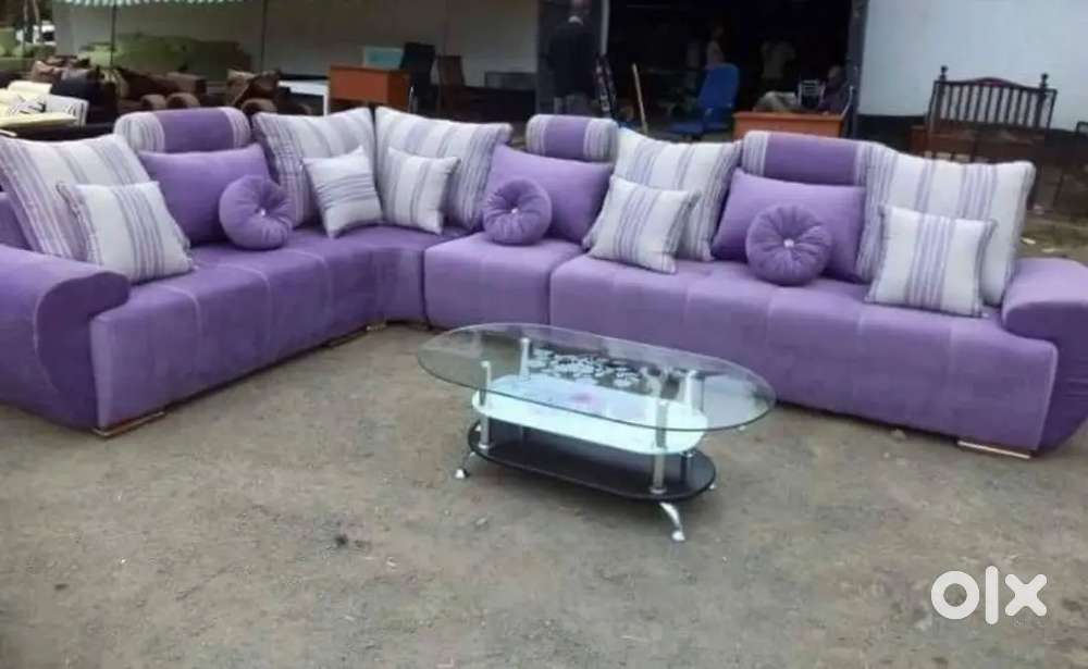 All customised sofa available L shape corner fabric sofa set