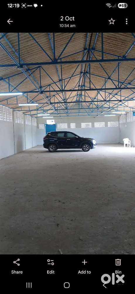 Godown for rent newly constructed