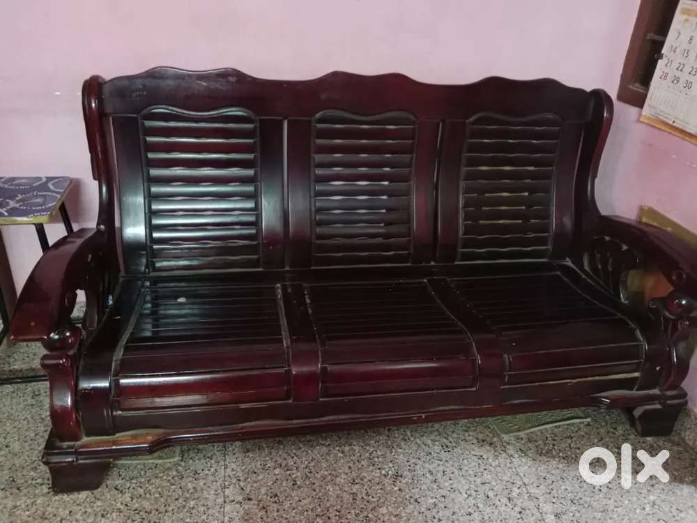 Wooden sofa