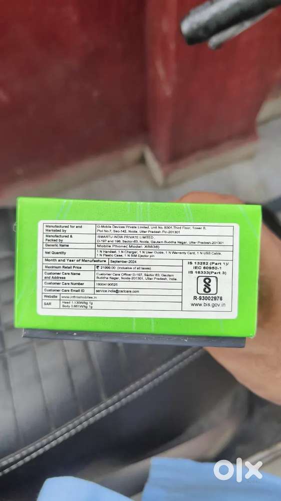 Infinix40x 5g  256gb ,ram 12gb 7 months old new connection