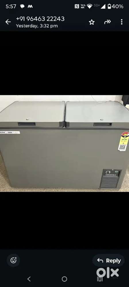 Voltas deep fridge 295 ltr