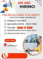 RECEPTIONIST OR TELECALLER NEEDED