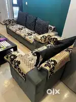 5 seater sofa set in matte finish
