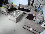 7 Seater Sofa with Table