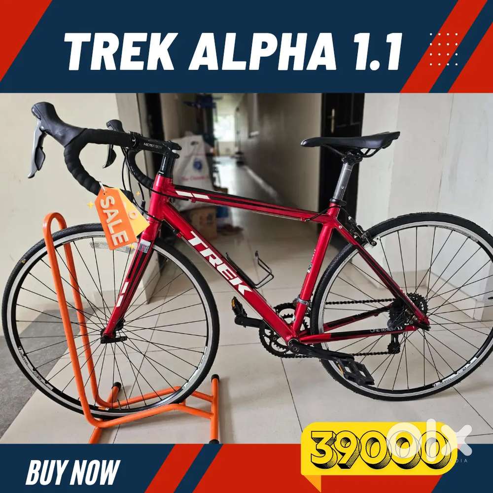 Trek Alpha 1.1
Size 52
Aluminum Frame and Carbon Fork