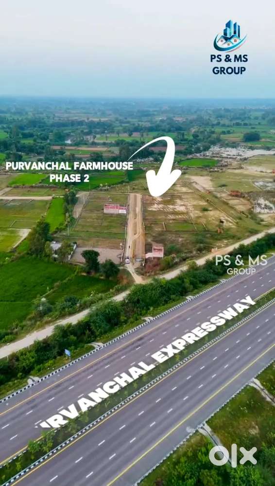 Lucknow ki behtarin location expressway se lagi site pe plot