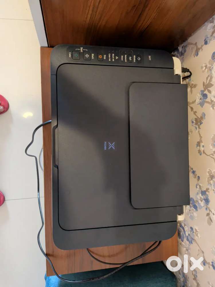 Canon E477 PIXMA Printer with cover available for sale at Rs. 600/-