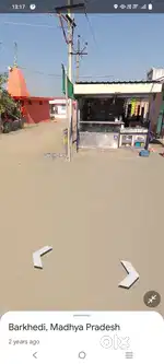 diverted land