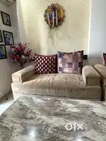 7 seater sofa with Italian table