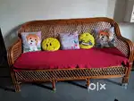 Wooden sofa and 2 chairs are available to sell