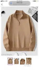 HIGH NECK SWEATSHIRT