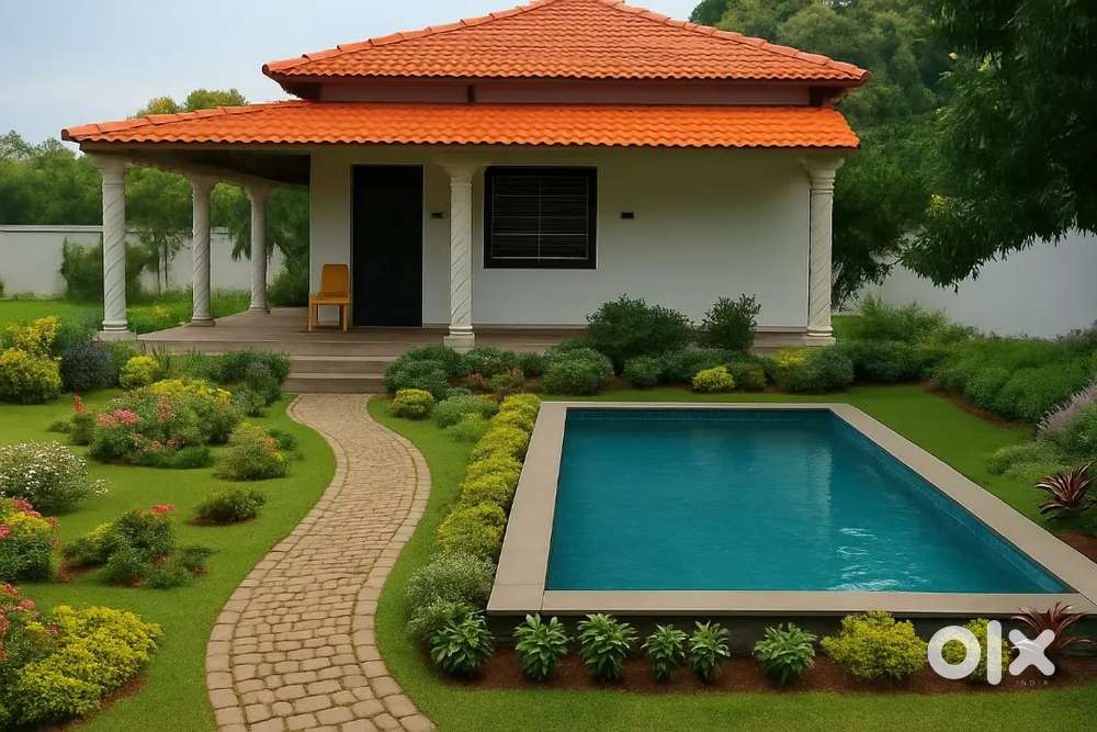 BUY STAY & EARN..  Farmhouses & Weekend Homes Project With Loan Also