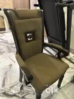 8 Wooden Cushioned Chairs