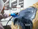 Required denting and painting worker