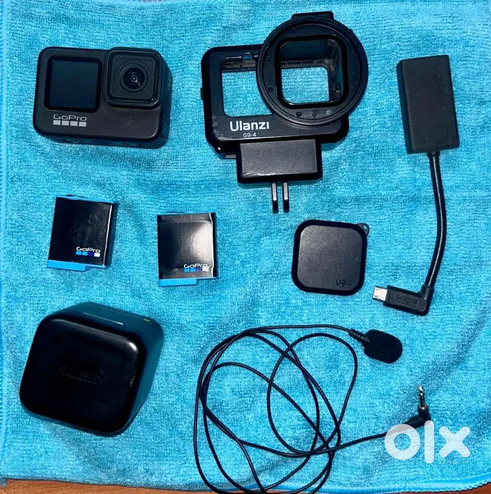 Gopro 9 Black with vlogging setup & accessories
