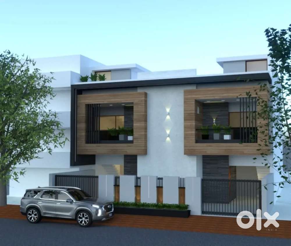 4bhk double storey kothi for sale in dhakoli.
