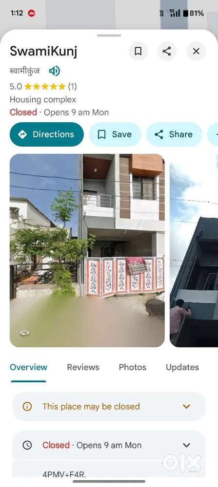1 RK available on Rent