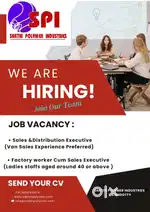 Warehouse worker and sales