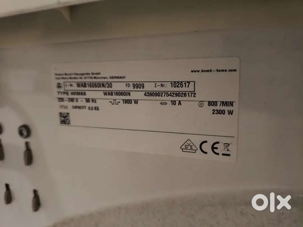 Bosch washing machine