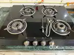 Kaff Gas Stove glass 4 Burner