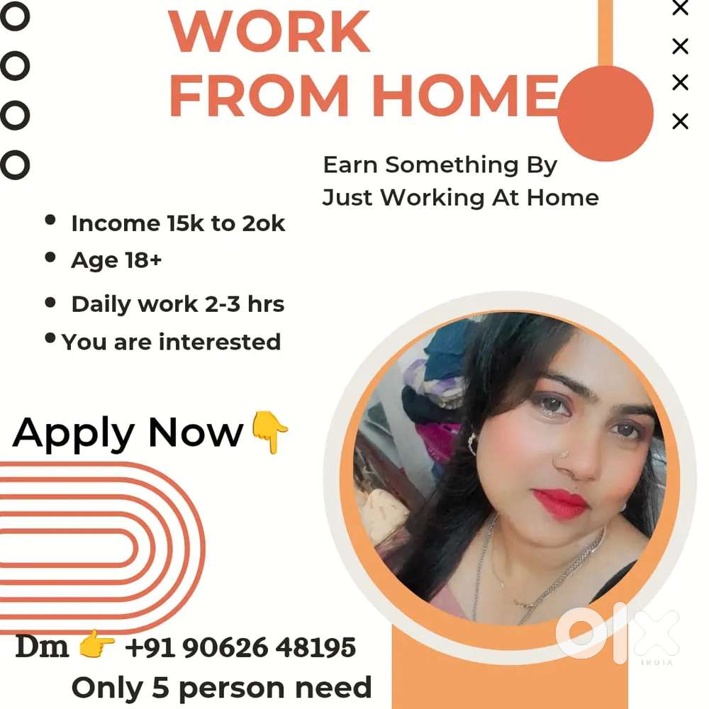 Work from home opportunity.