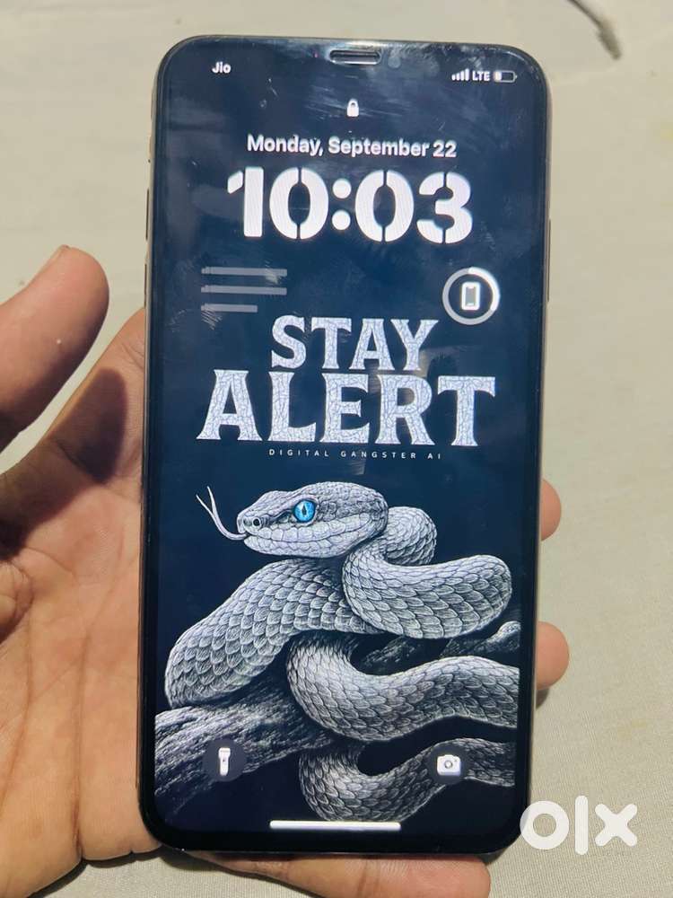 iPhone xs max 256 gb battery health 80% all oky exchange available