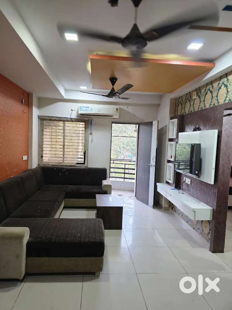 2 bhk flat fully furnish gorwa sahyog vadodara