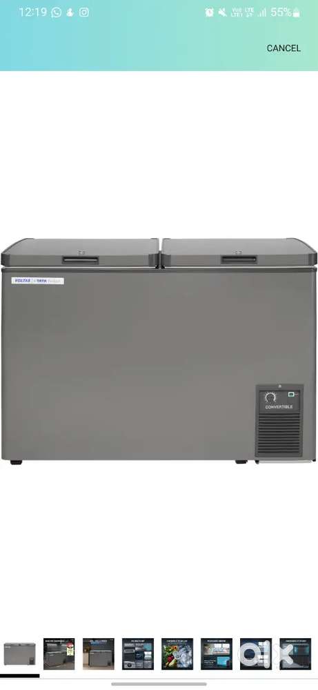 Voltas 320 L deep freezer