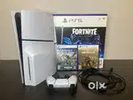 Sony PlayStation 5 Slim Console White, 1TB, Disc Version