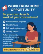 Work From Home Opportunity