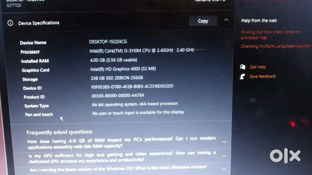 Good condition laptop