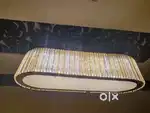 Modern Crystal Rectangular Chandelier - Like New