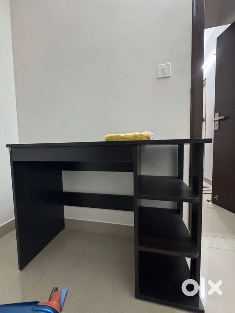 STUDY TABLE WITH BOOK SHELF ENGINEERED WOOD