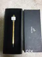 NEW - PARKER Rialto gold plated ball point pen
