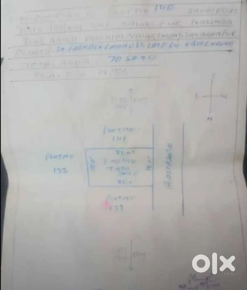 Plot for sale near Delhi road