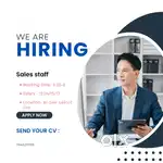 We need sales staff