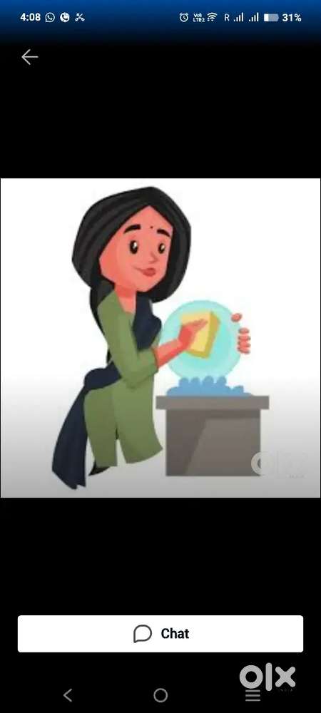 Wanted House maid no cooking Only cleaning dishes bathroom etc,