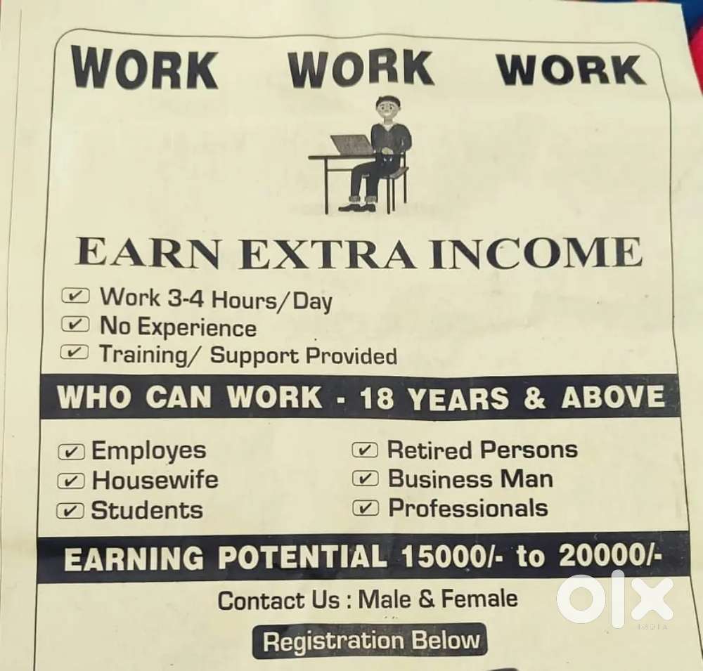 Part Time Work Opportunity