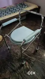 Unused commode wheelchair
