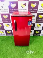 Intello plain red very good working condition lg single door Fridge