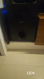 Sony home theater system woofer with 2 speakers