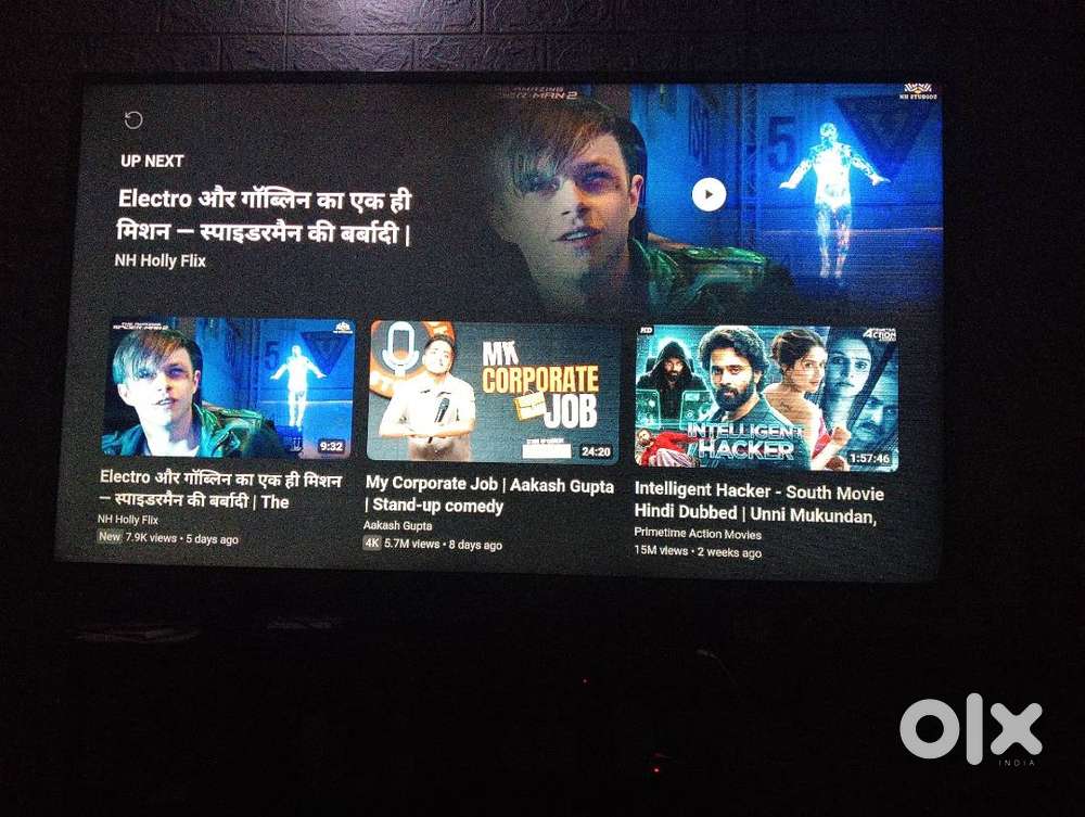 55 inch tv only 9999/-