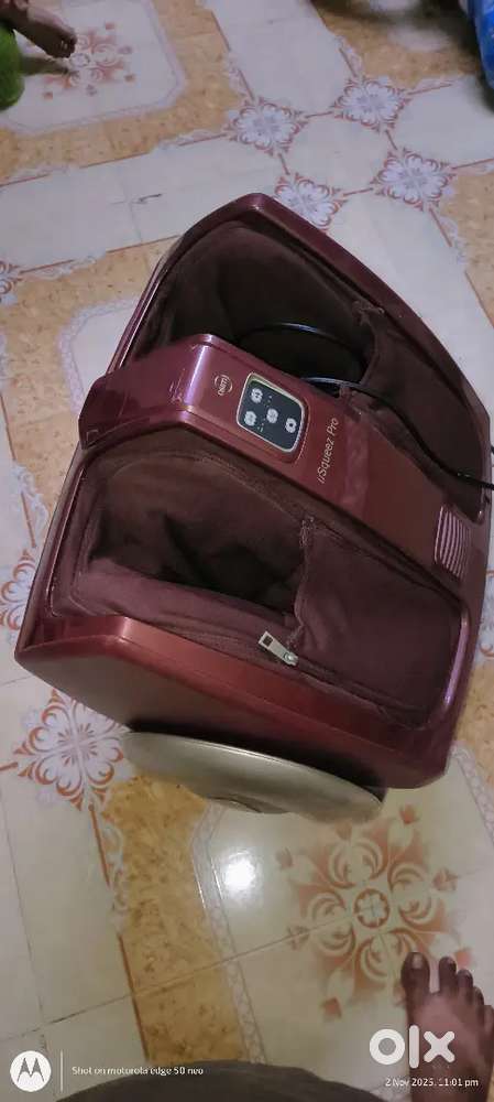 Foot and calf massager Premium leather brand