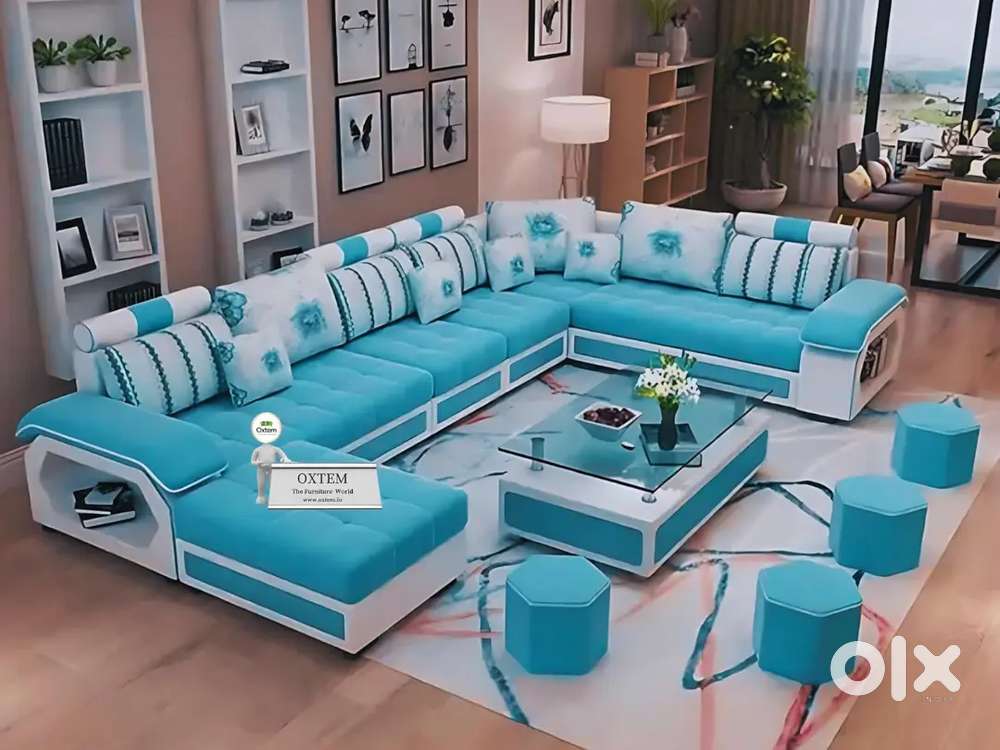 World l shape sofa set in emi available Aliyar Arham Recliner