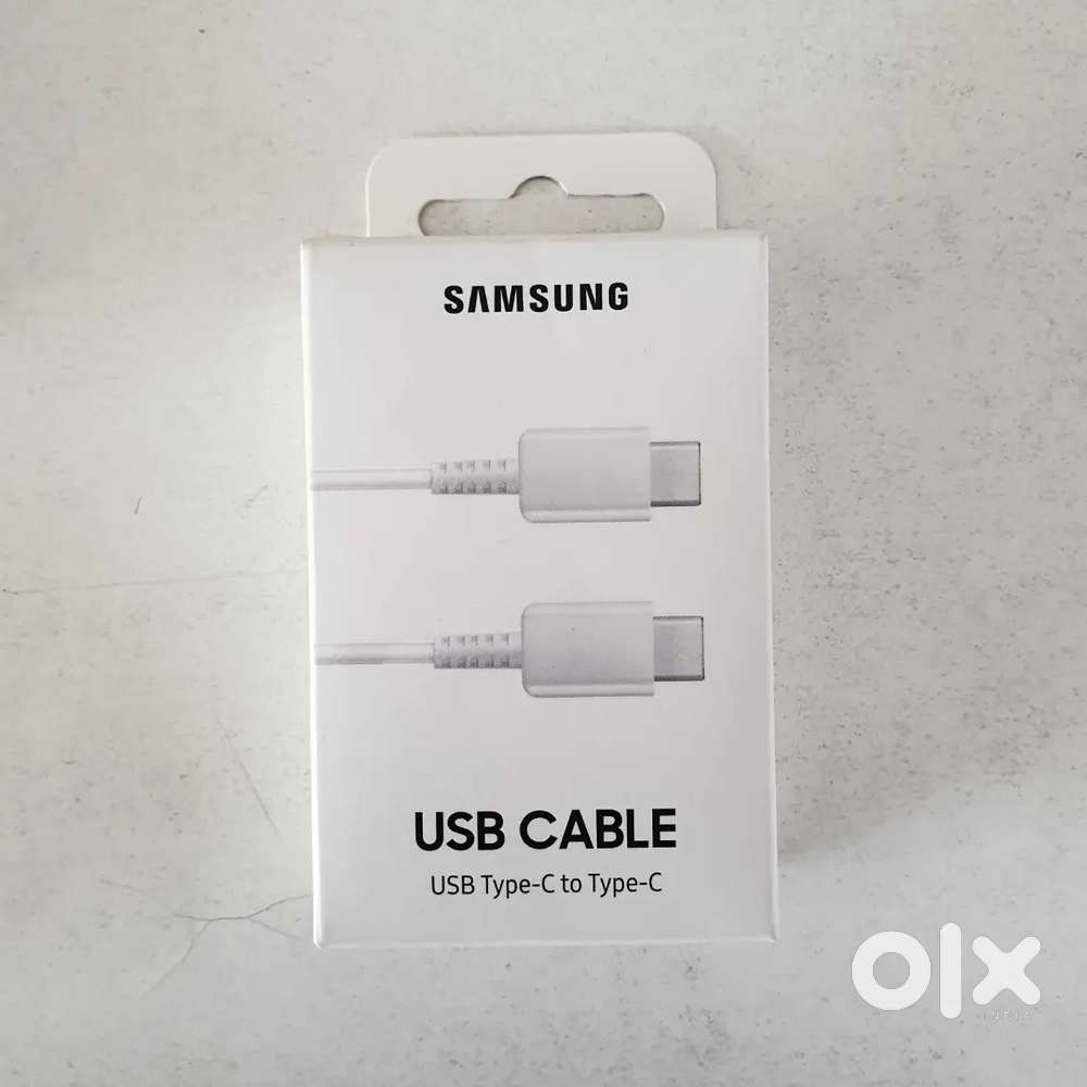 Samsung c to c 1 m  cable ,3 days old original with bill and box
