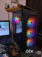 Ryzen 3 Gaming PC  RGB Cabinet + 15'' Foxin Monitor   With Bill