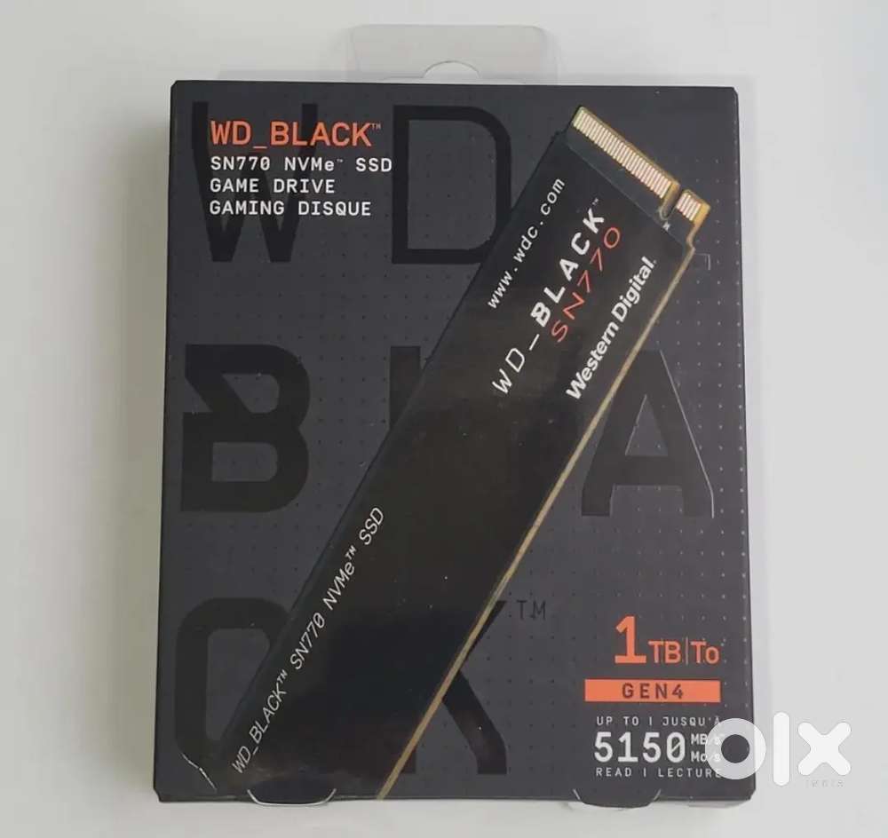 WD Black SN770 1TB NVMe SSD – Only 2 Months Old  Perfect Condition