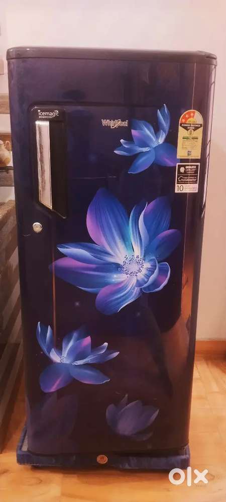 Whirlpool fridge 195L blue colour
