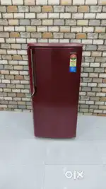 #@# Samsung 5 Star red and silver colour single door refrigerator #@#